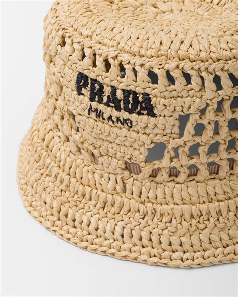 prada raffia cap|Prada.